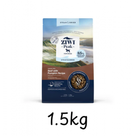 ZiwiPeak 微蒸風乾草飼牛肉+南瓜狗糧 1.5kg